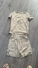 H&M Beige Paint Splatter