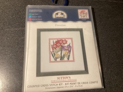 Dmc freesias counted cross - dmc,