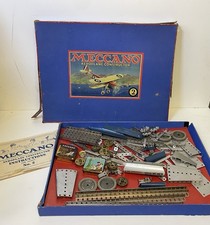 Vintage Meccano Aeroplane Constructor Set No.2 with Instructions