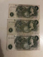Bank england 1 notes - , x