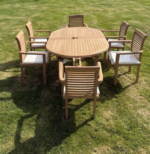 Teak garden furniture - teak, set