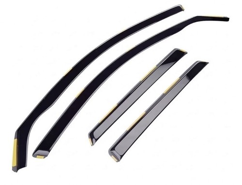 Front rear wind deflectors - rear,