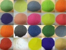 14 X DIFFERENT COLS OF COLOURED SAND CHILDREN /HOME USE IN  CHOICE OF PACK SIZES