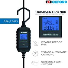 Oxford Oximiser Pro 900 Motorcycle Battery Charger Optimiser UK Model EL201- 12V