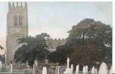Wales postcard gresford - postcard,