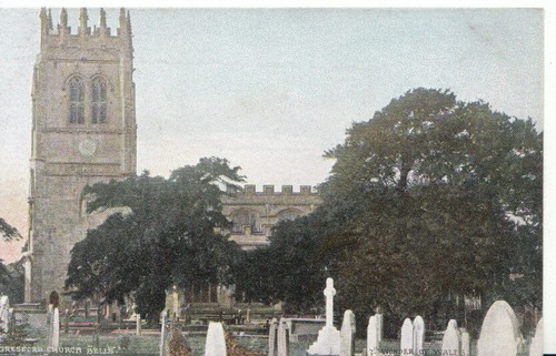 Wales postcard gresford - gresford,