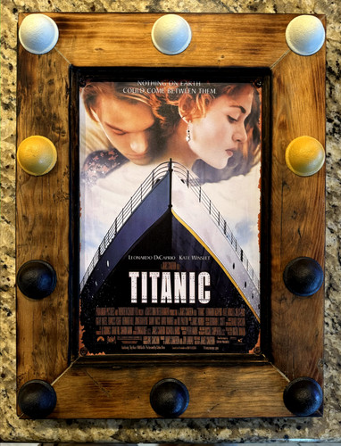 Titanic movie prop framed - prop,