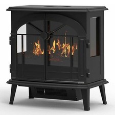 Dimplex Electric Stove Beckley Optimyst 2kW Remote Control Black BEC20 Grade C