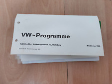 1980 VW T25 / T3 Colour / Upholstery Samples- VW Pickup / Doka / Vans / Kombi