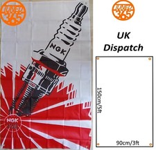 NGK Flag Spark Plugs 3x5ft