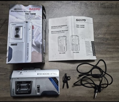 Sanyo trc 590m microcassette - sanyo,