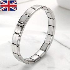 Nomination Engraved Classic Stainless Steel Starter Bracelet 18Link9mm Removable