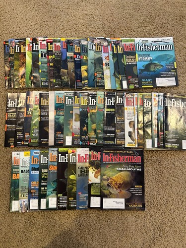 Huge lot fisherman - huge, in-fisherman