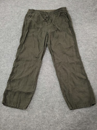 Linen trousers size 16 - trousers,