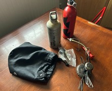 MSR WhisperLite International Stove - Vintage Model with spare fuel bottle