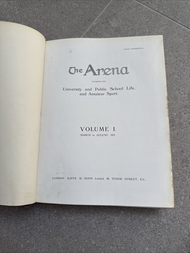 The arena vols - i-iii, 1912-1913