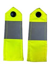 Genuine Ex Police Hi Visibility Epaulettes Hi Vis Theatre Role Play Security SIA