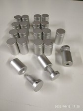 20 Pieces Joblot -  19mm x 30mm - Alloy 'Stand Off' Wall Frame Mounting Supports