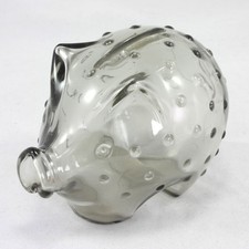 Vintage Holmegaard Smoky Art Glass Pig Piggy Bank Jacob Bang