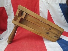 WWII British ARP Air Raid Precautions Home Front Wooden Gas Rattle 1941