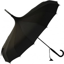Walking Umbrella Ladies Black