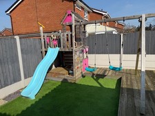 kids play park with slide