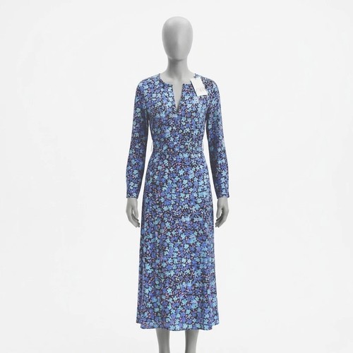 Zara floral midi dress - floral,
