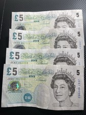 Old £5 Notes, collectable   