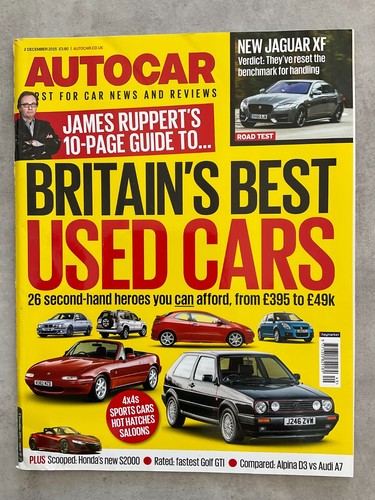 Autocar magazine 2 december - magazine,