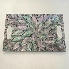 Tray Shell Inlaid Handmade Using Real Shell Lining.....