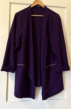 New Yours Purple Crepe Zip