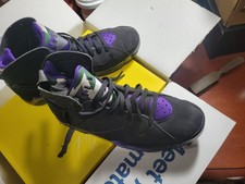 US 13 Jordan 7 Retro Bucks Away Ray Allen 2019 Excellent Shape NDS Purple Black