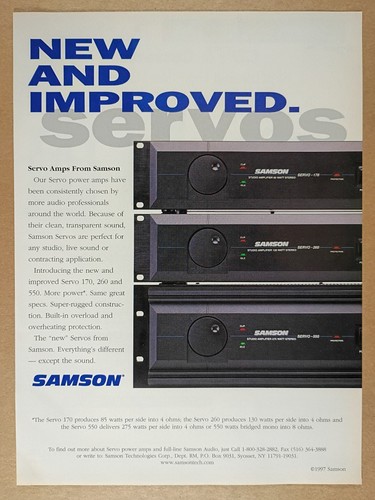 1997 samson servo 170 - 1997,