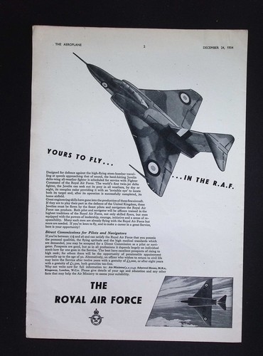 Original 1954 advert royal air - original,