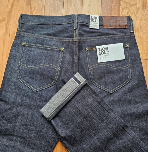 Lee 101z dry indigo selvedge - lee,