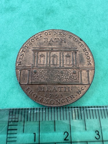 1795 bath halfpenny - 1795, token