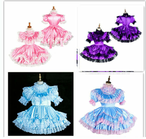 New sissy maid - satin, dress