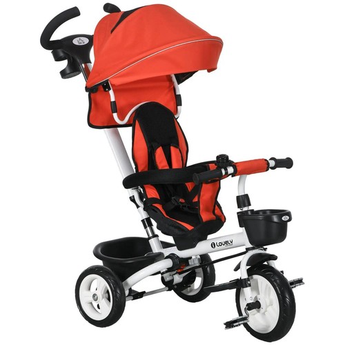 Homcom baby push trike - homcom, 6