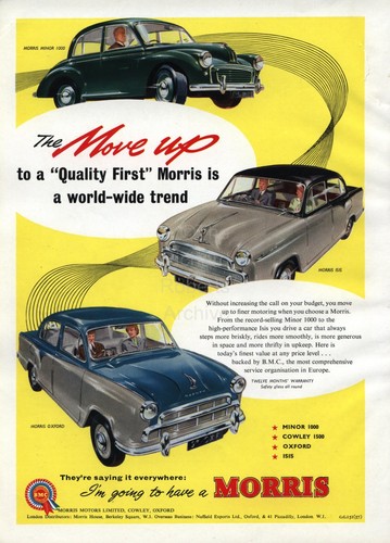 Original 1957 advert for