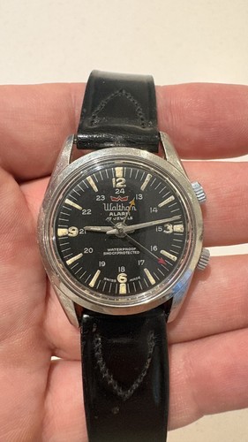 Vintage waltham alarm watch - waltham,
