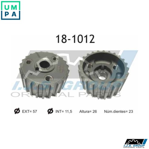 Gear distributor shaft 1012 - gear, 18-1012
