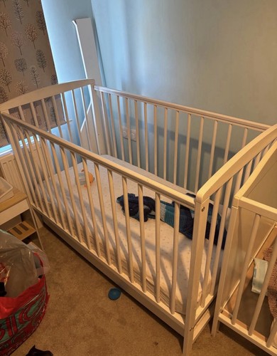 Ikea white wooden nursery - ikea,