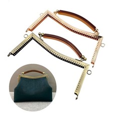 Bag Hardware Purse Frame Kiss Clasp Metal Purse Frame  Handle Bag Accessories