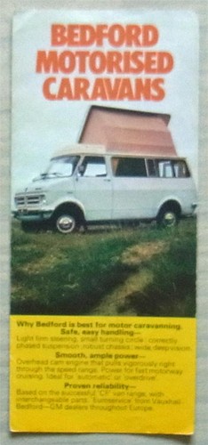 Bedford motorised caravans - bedford,
