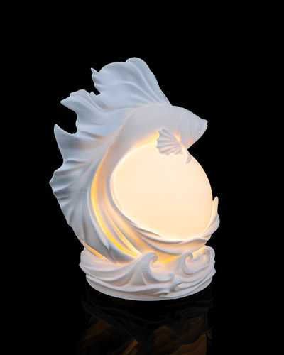 Betta fish sphere - betta, lamp