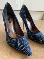 Dune Black Sand Crystal Heels