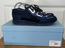 Lanvin Running Metalise et Resille Trainers - EU42 UK 8 