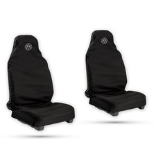 Fits Volkswagen Caddy Van 1+1 Universal Heavy Duty Waterproof Black Seat Covers