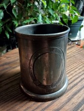 Vintage Pewter Pint Tankard