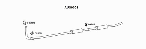 Euroflo exhaust system for - exhaust,